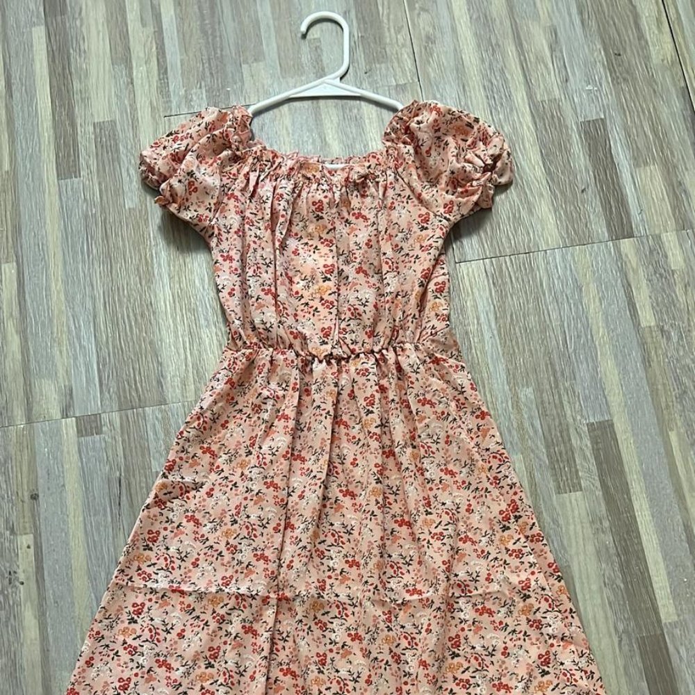 Abstract Print Dress